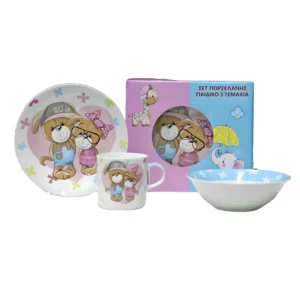 Παιδικό ΣΕΤ  Πορσελάνης  3 τεμαχίων