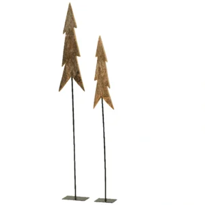 Ξύλινο δέντρο ΣΕ ΜΕΤΑΛΛΙΚΗ ΒΑΣΗ 1,2μ  ΣΕΤ 2 ΤΕΜΑΧΙΑ