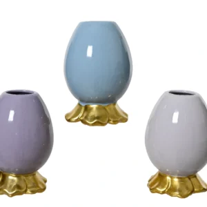 Βάζο ενός λουλουδιού, κεραμικό αυγό 9 χρωμάτων